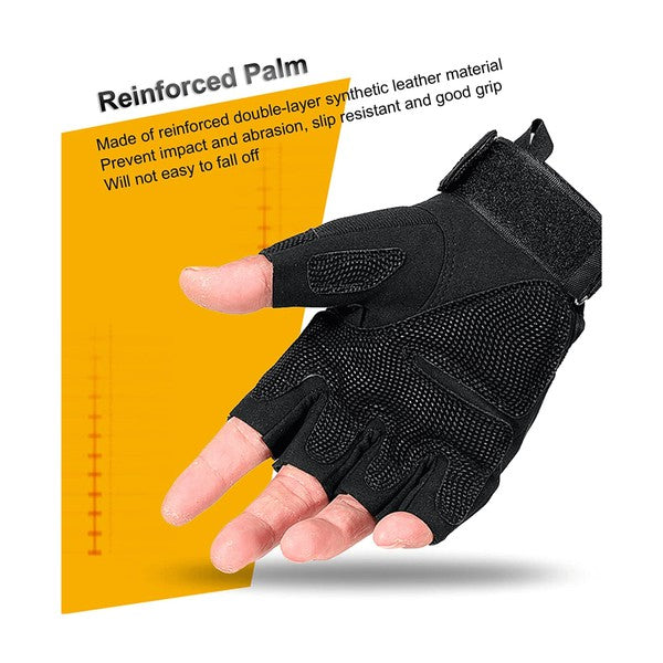 Tactical Military Fingerless Airsoft Gloves