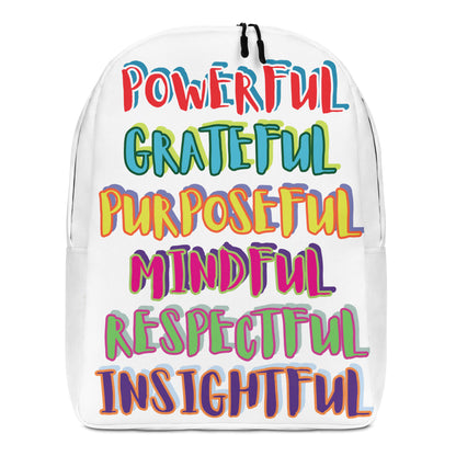 Happy Coach Positive Affirmation Minimalist Backpack