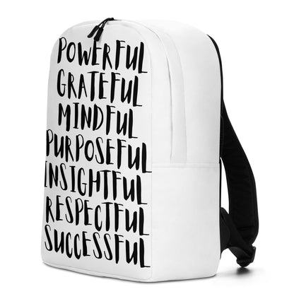 Positive Affirmation Backpack Minimalist Backpack